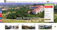 Desktop Screenshot of hotelbangi-putrajaya.com