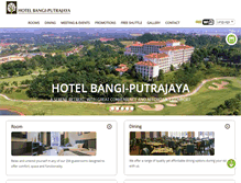 Tablet Screenshot of hotelbangi-putrajaya.com